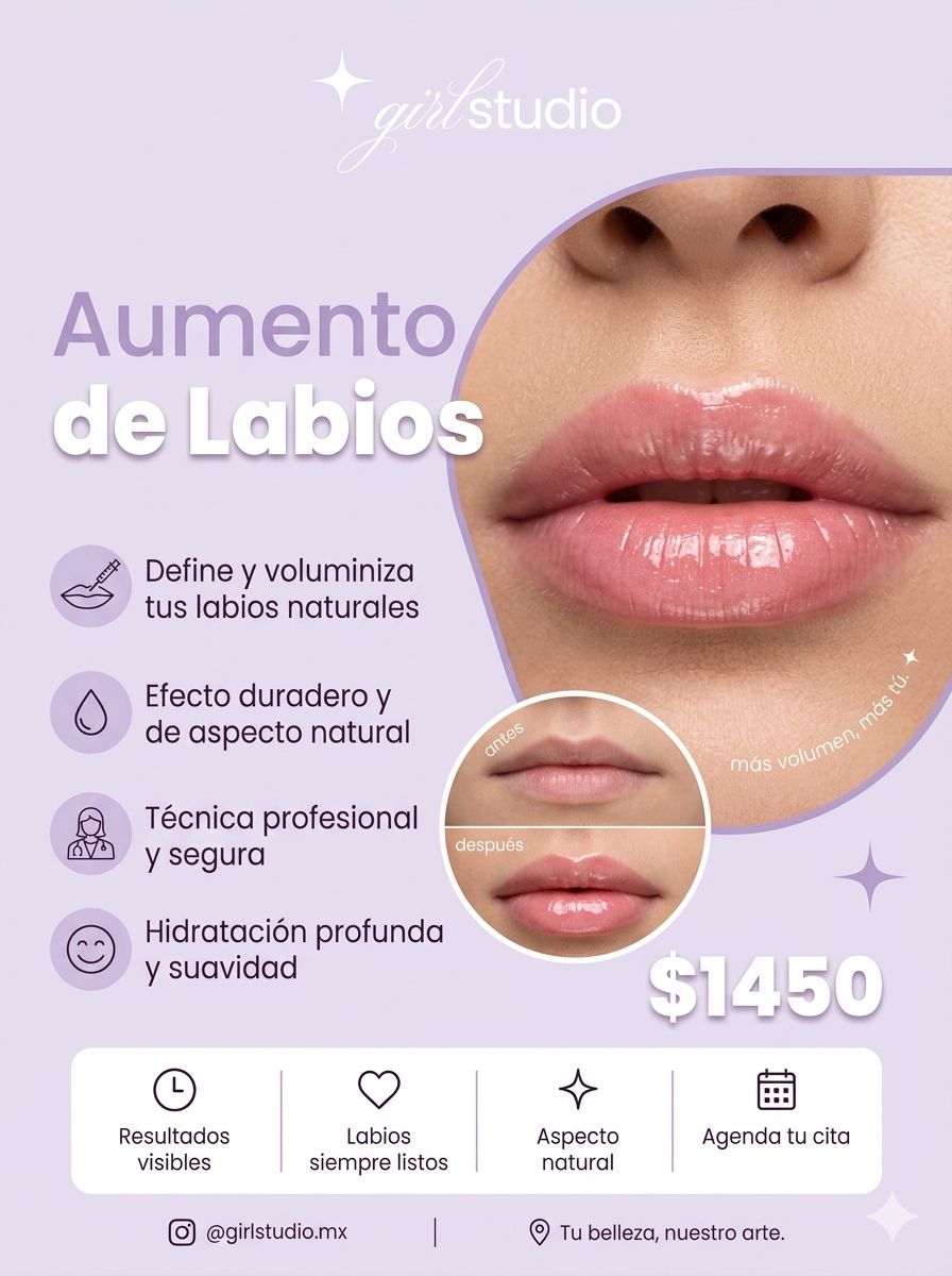 AUMENTO de labios