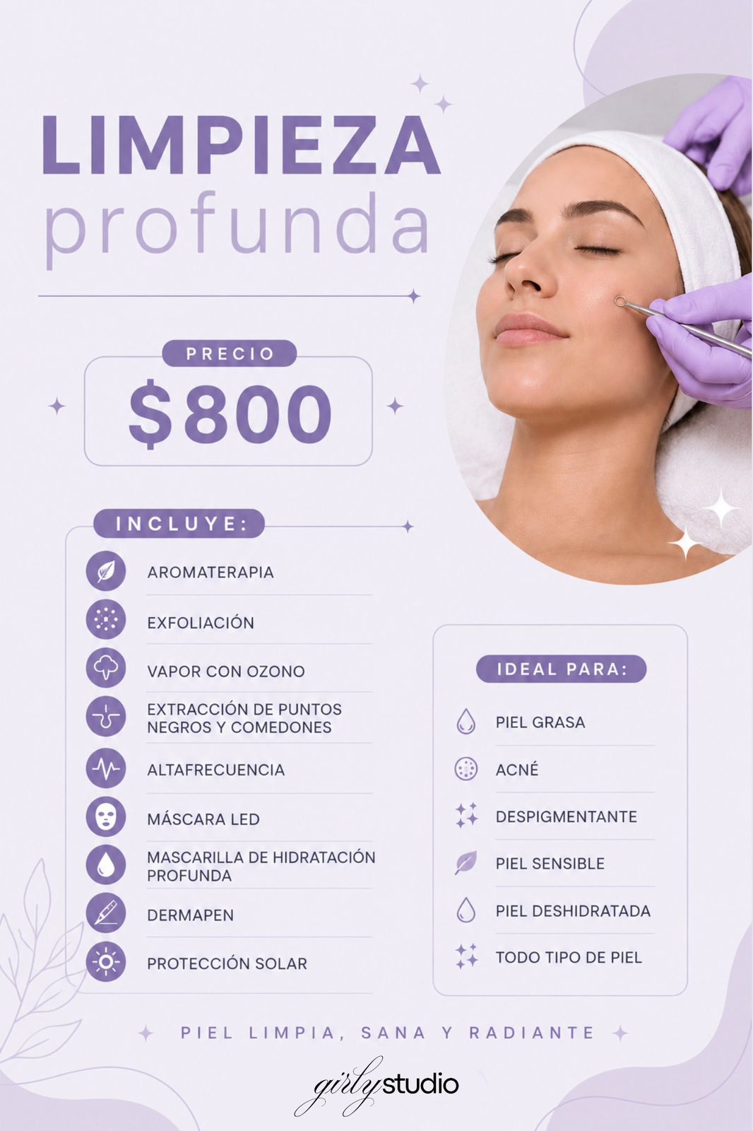 LIMPIEZA profunda facial
